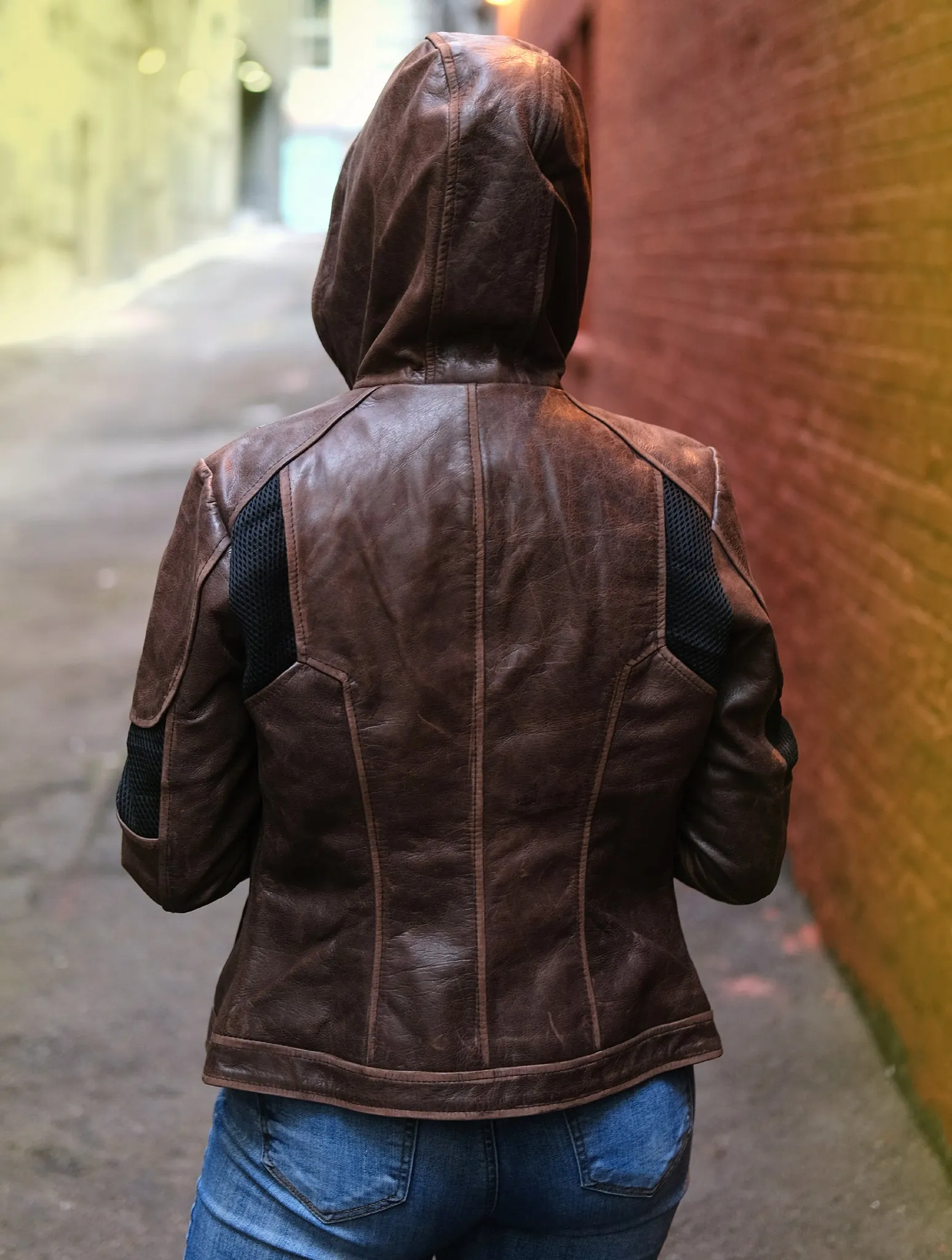 Womens Gavin Leather Jacket